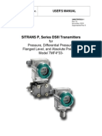 SIEMENS Sitrans p DsIII Dp Man Umsitrpds3 1r10 2010 11