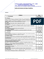 Modelo de Avaliação Artigo Científico