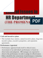 Ethical Issues in HR Department