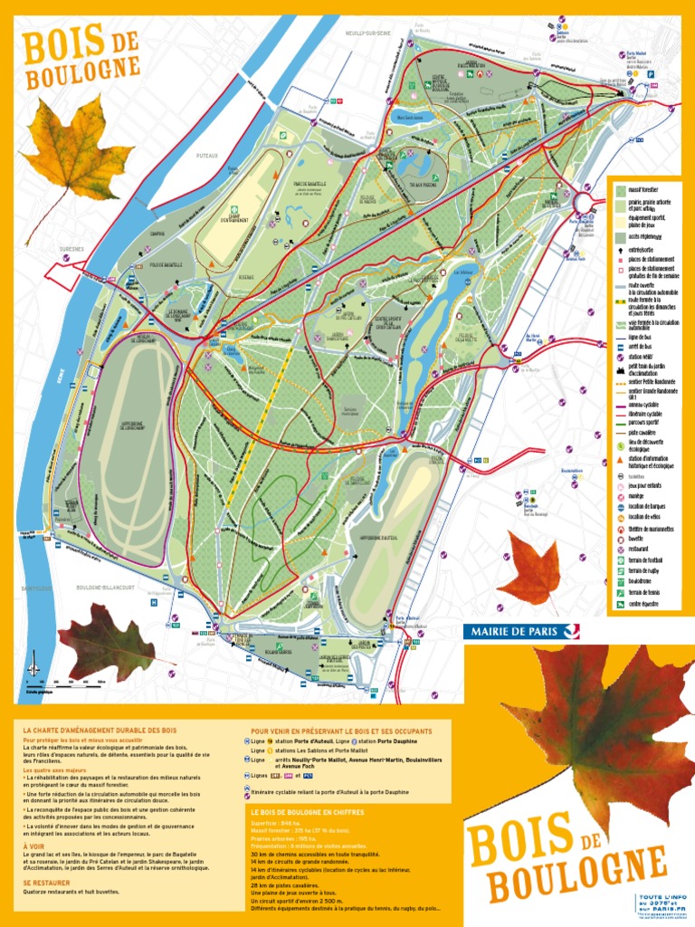 distance tour du lac bois de boulogne