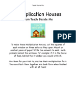 Multiplication Houses PDF