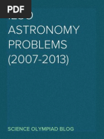 Download IESO Astronomy Problems 2007-2013 by Science Olympiad Blog SN245011791 doc pdf
