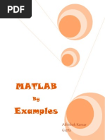 MATLAB by Examples: Book