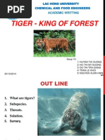 Malayan Tiger: Habitat, Diet, and Lifespan | PDF