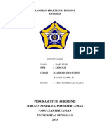 Laporan Praktikum Biologi Tentang Ekologi