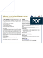 Winter Law School Programme
