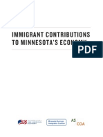 Immigrant Contributions To Minnesota's Economy