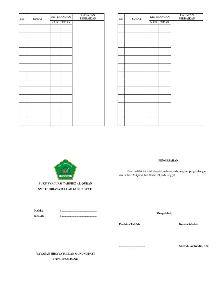 Buku Tahfidz Pdf