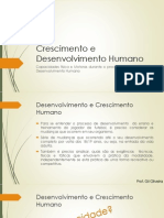 Aula 2 - Crescimento e Desenvolvimento Humano