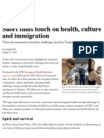 Short Films Touch On Health, Culture and Immigration