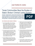Texas Communities Bear The Burden of State's Broken Criminal Justice System