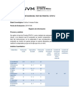 Interpretación Del Test de Frostig 