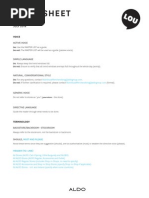 Communication Style Sheet _JUL 2014