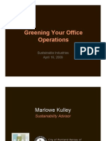 Greening Your Office Webinar