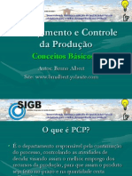01 - Planejamento e Controle Da Produção (PCP) - Conceitos Básicos
