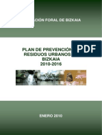 Plan de Prevención de Residuos 2010-2016