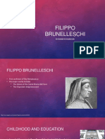 Filippo Brunelleschi: by Imani Richardson