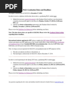 USP Graduation Application Guide | PDF