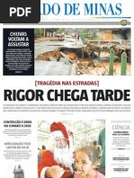 26.12.2009 - Noite de Medo em Caeté - Estado de Minas