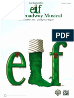 Elf The Broadway Musical Piano Vocal
