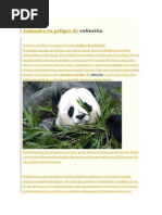 Animales en Peligro de Extinción