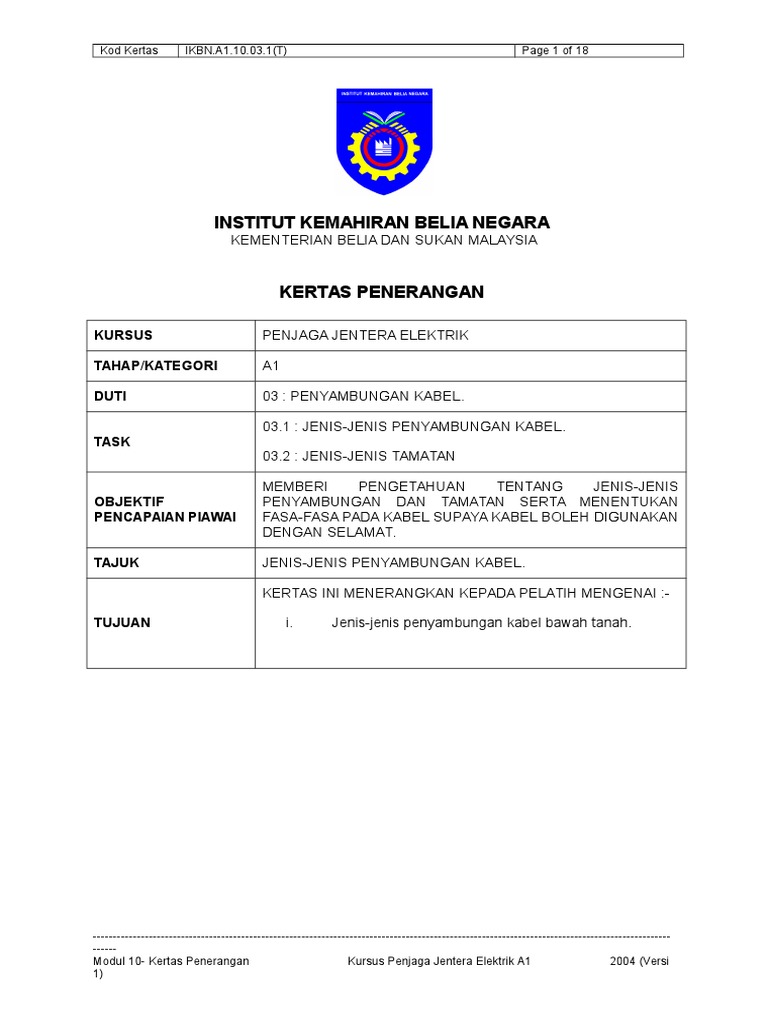 JENIS  JENIS PENYAMBUNGAN   JENIS  JENIS PENYAMBUNGAN