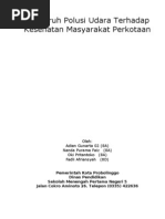 Download Karya Ilmiah-Pengaruh Polusi Udara Terhadap Kesehatan Masyarakat Perkotaan by Adien Gunarta SN24506124 doc pdf