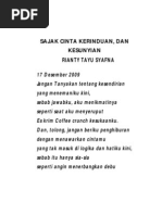 Download Sajak Cinta Kerinduan Dan Kesunyian by Hasnarianti SN24506603 doc pdf