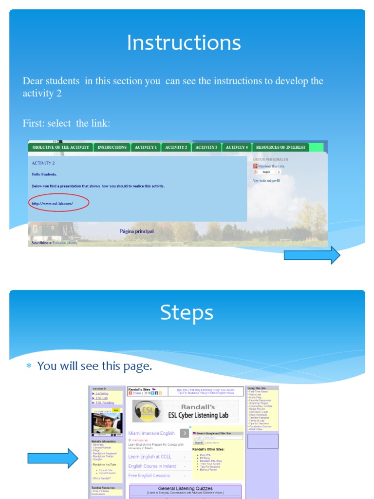 Activity 2 Listening Instructions | PDF | Social Science