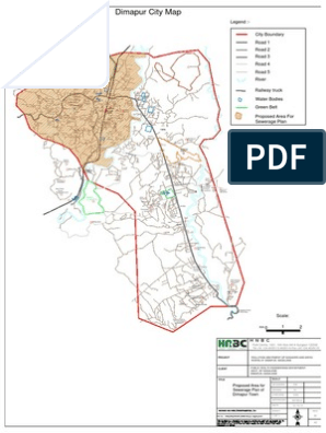 Dimapur Municipal Boundary Map