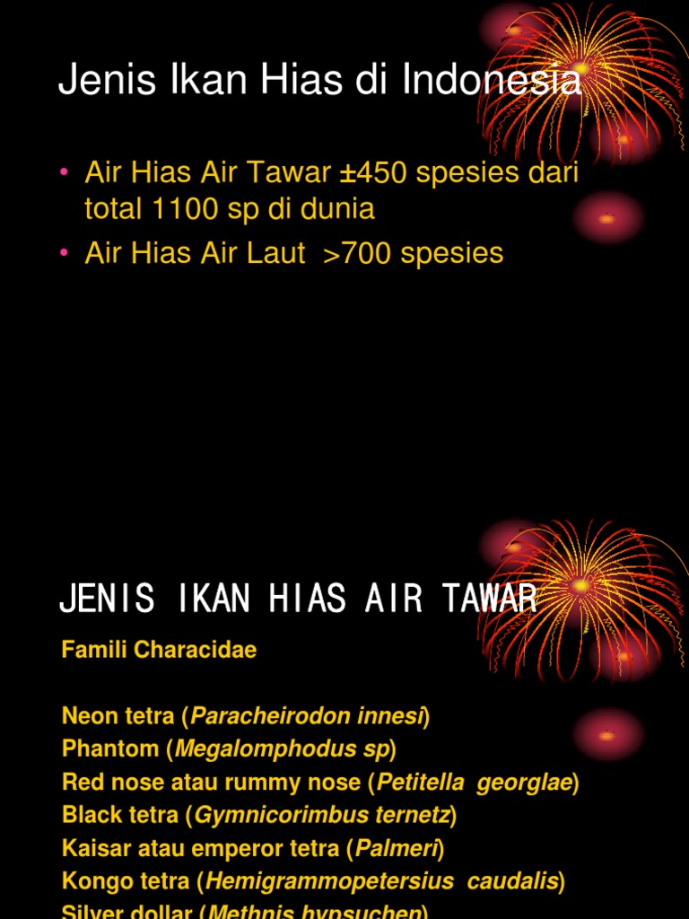 Jenis Ikan Hias