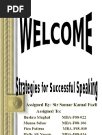 Download Strategies for Successful Speaking by 7410814 SN24506996 doc pdf