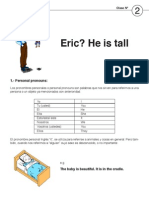 Eric? He Is Tall: 1.-Personal Pronouns
