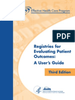 Registries For Evaluating Patient Outcomes