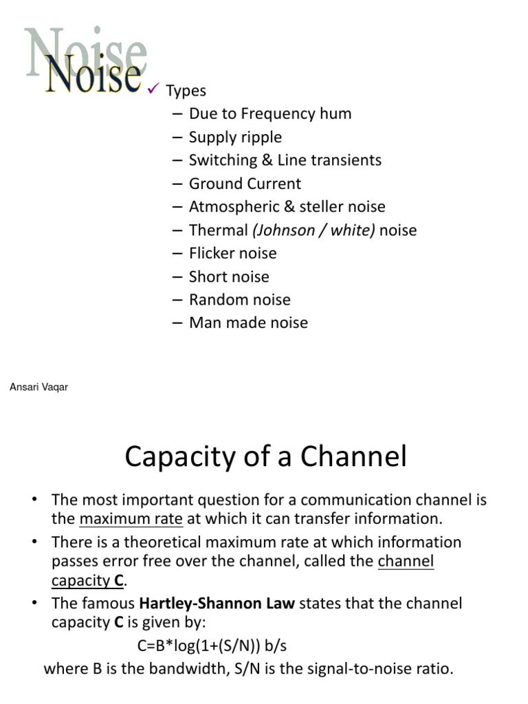 Ansari Vaqar | PDF | Radio Propagation | Signal To Noise Ratio
