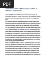 Download Mebel Jepara Dan Furniture Jepara Terbaik Di Indonesia Bahkan Dunia by Mebel Jepara SN245079809 doc pdf