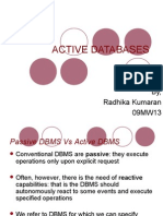 Active Databases