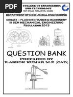 Download FLUID MECHANCIS AND MACHINERY QUESTION BANK FOR 2013 REGULATION by Ashok Kumar Rajendran SN245085216 doc pdf