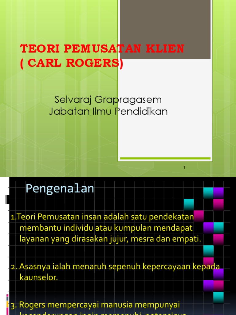 Teori Pemusatan Klien Pdf