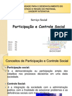 Participação e Controle Social