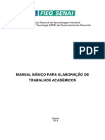 Manual Básico Elaboração Trabalhos AcadêmicosI