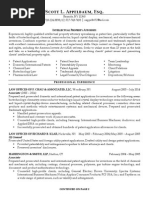 Attorney Intellectual Property Law in New York City Resume Scott Appelbaum