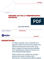 Segunda Ley de La Termodinamica - Entropia