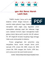 Kandungan Gizi Beras Merah Lebih Baik