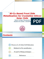 Review of Ni-Cu Based Front Side Metallization For C-Si Solar Cells