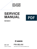 Canon NP6045 Copier Service Manual