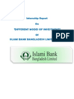 Different Modes of Investment of IBBL-BUBT