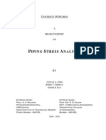 Piping Stress Analysis Project Report