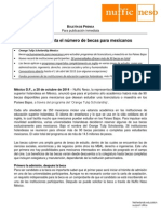 Holanda Aumenta Número de Becas para Mexicanos, 20-Oct-2014