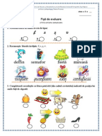 Fisa Evaluare Citire Scriere Comunicare Cls I